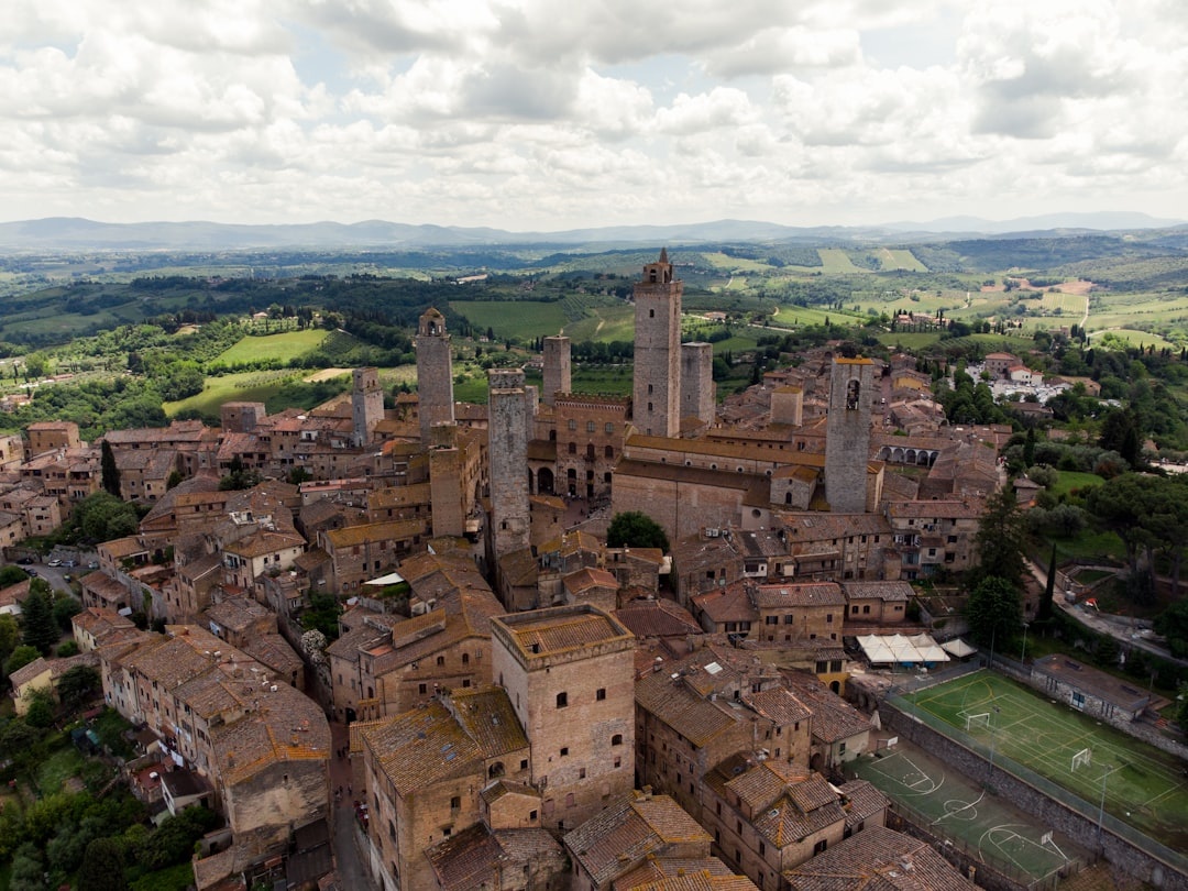Tuscany vineyards and countryside